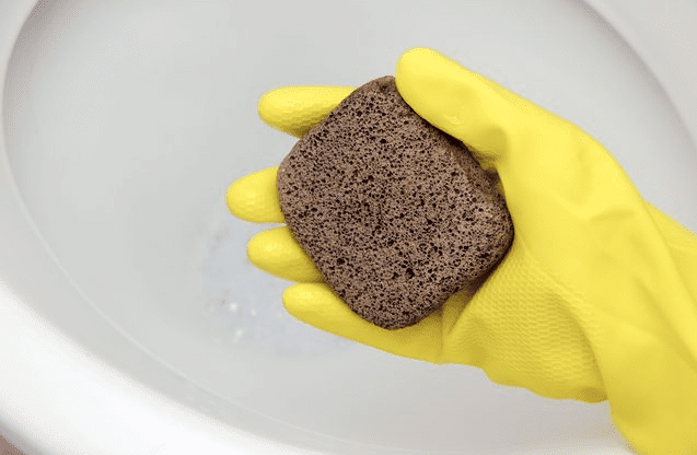 Image of a Pumice Stone cleaning an oven