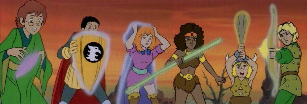 Image of popular 80's cartoon Dungeons and Dragons