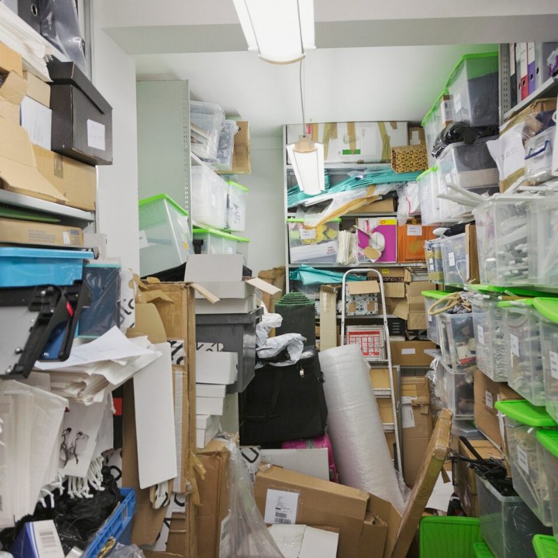 Using self-storage will help declutter your home